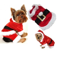 Christmas Dog Outfit - SantaClaus Mrs Claus Coustume