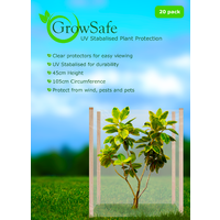 Tree Protection Tube - GrowSafe Extra Wide Clear Design