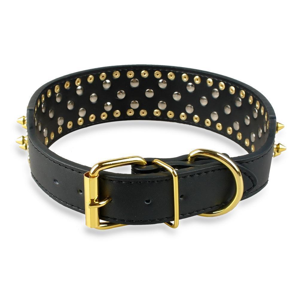 Dog Gold Bully Harness Collar Leash Set for Large Dogs *Big Dog Chain Leash* - Picture 10 of 13
