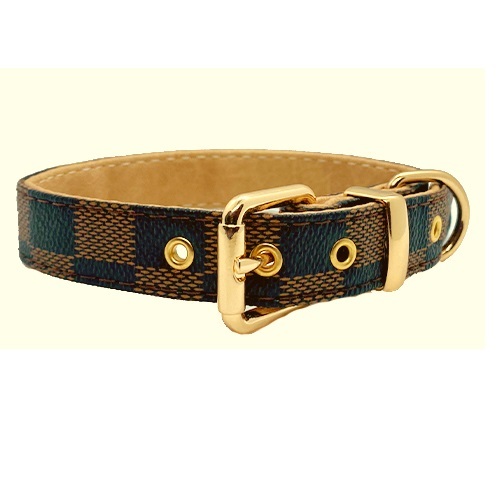 Mono Dog Collars Colourful PU Leather Elegant Luxury Styles - Picture 9 of 89