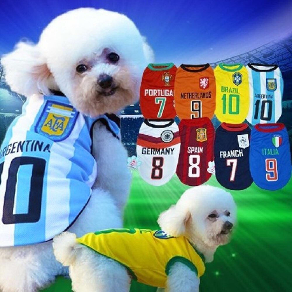 dog football jerseys