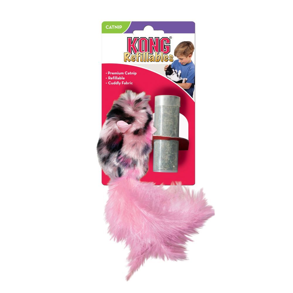 Kong Refillables - Squirrel And / or Kong Field Mouse Catnip Stuffed Cat Toys - Picture 5 of 16