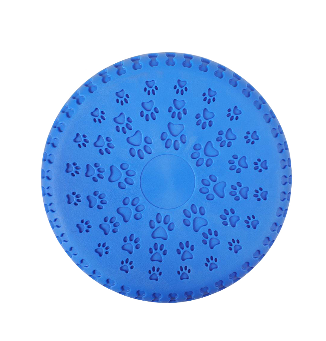 Fetch Toy - Rubber Flying Frisbee Disk for Dogs - Chew Resistant - Wont Crack - Picture 3 of 8