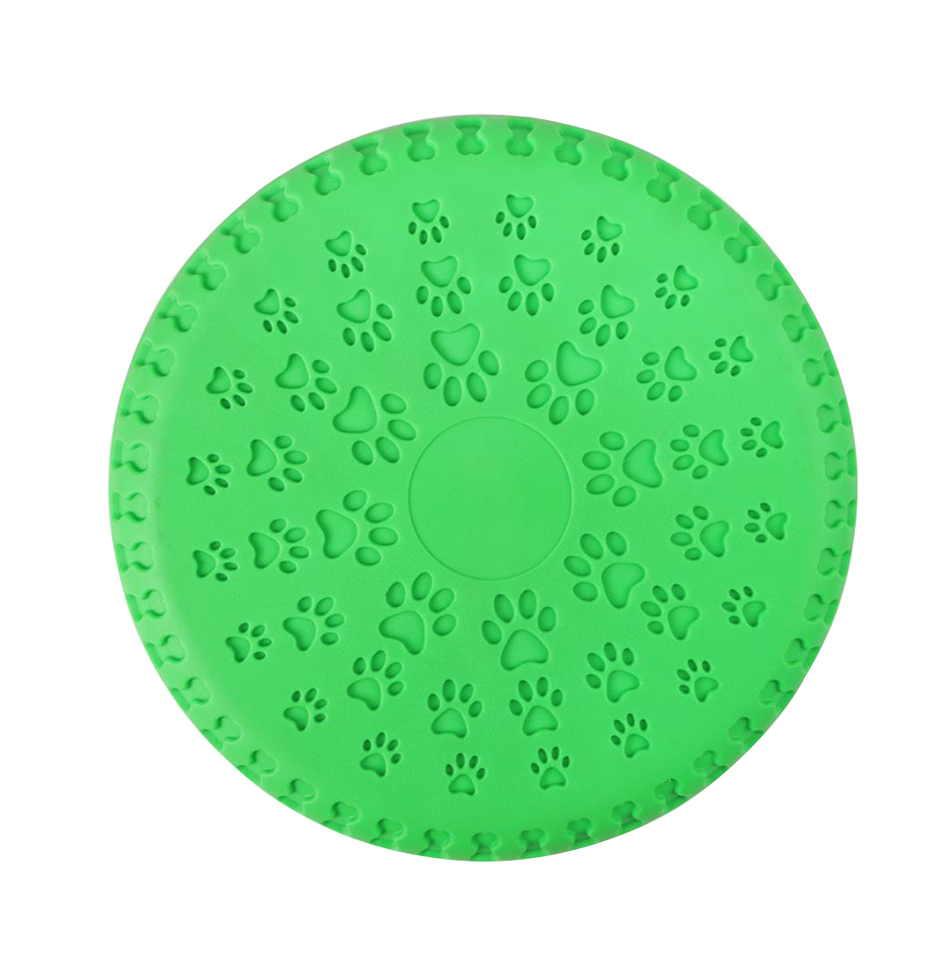 Fetch Toy - Rubber Flying Frisbee Disk for Dogs - Chew Resistant - Wont Crack - Picture 5 of 8