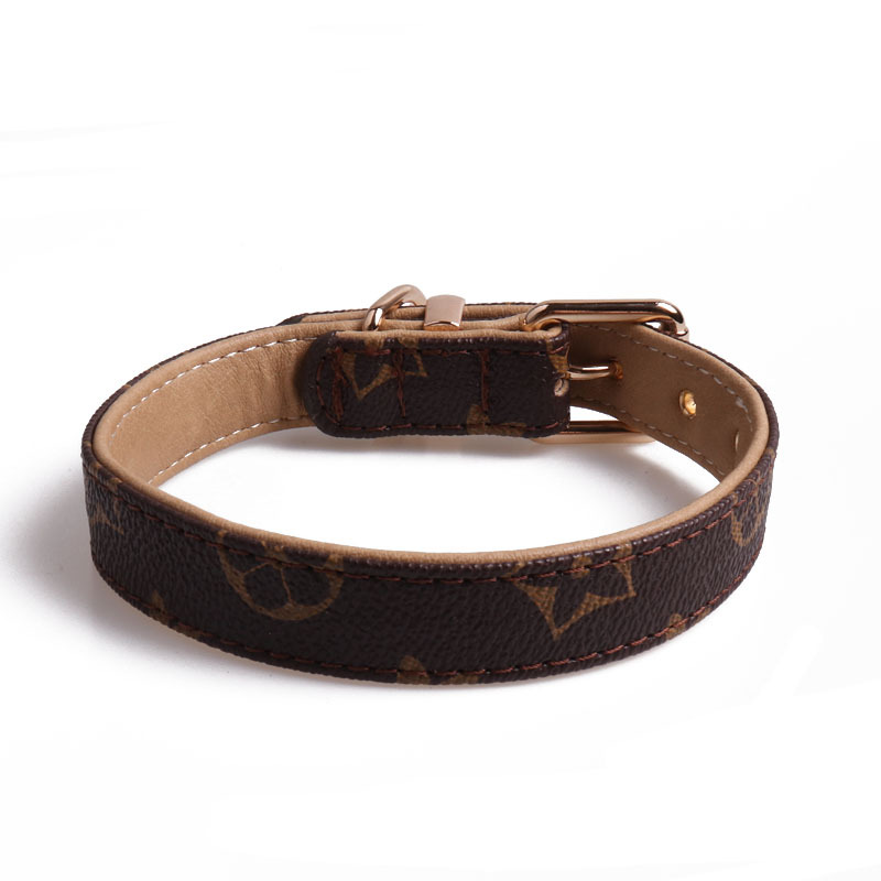 Mono Dog Collars Colourful PU Leather Elegant Luxury Styles - Picture 44 of 89
