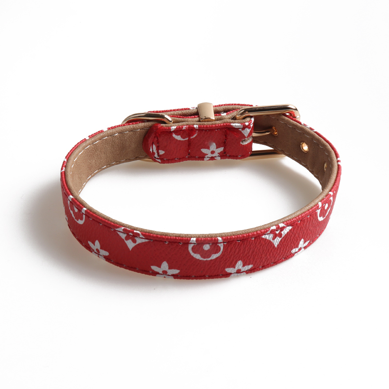 Mono Dog Collars Colourful PU Leather Elegant Luxury Styles - Picture 72 of 89