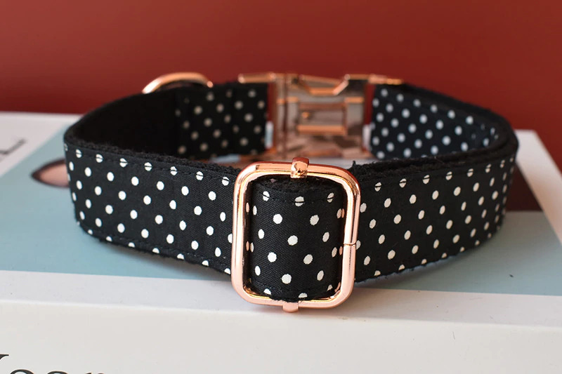 Luxury Dog Velvet Bow Tie, Collar and Leash Set - Perfect Pet Christmas Gift - Picture 52 of 52