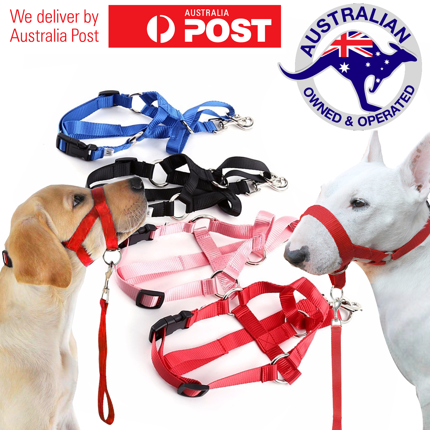 dog face harness for pulling