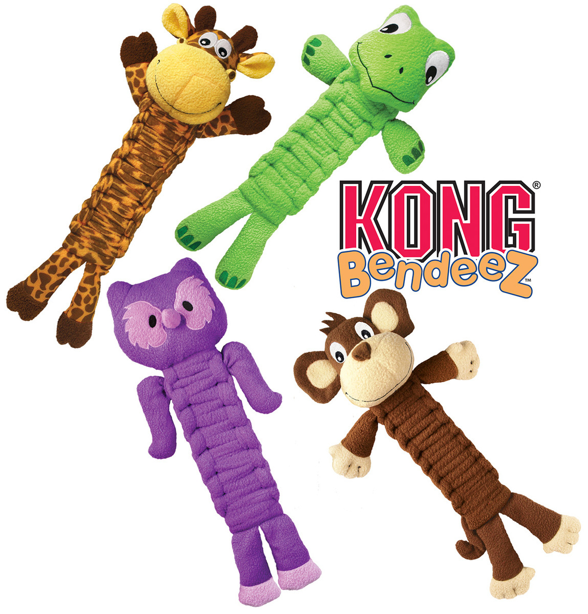 Turtle Bendeez Interactive Squeak Dog Toy Puppy Fleece Dental Teething Puppy - Picture 5 of 12
