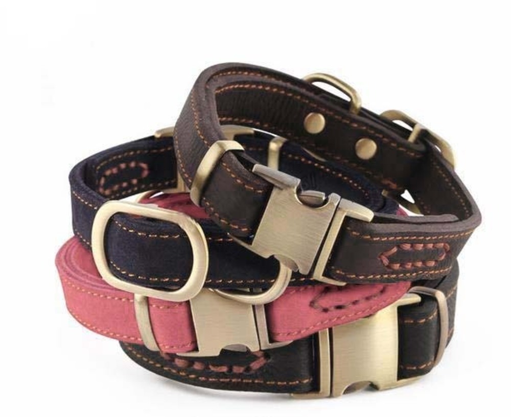 Thick Leather Dog Collars For Sale
