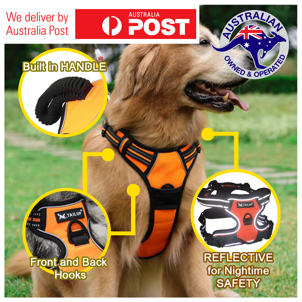 extra large dog harness vest