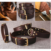 Stunning Leather Dog Collar