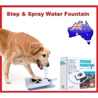 Step & Spray Dog Water Fountain