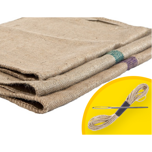 Original Hessian Bags - Steel Dog Bed Covers