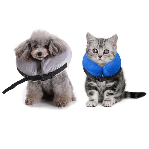 Protective Inflatable Dog / Cat Collars - Injury recovery Collar (Prevents Licking, allows healing)