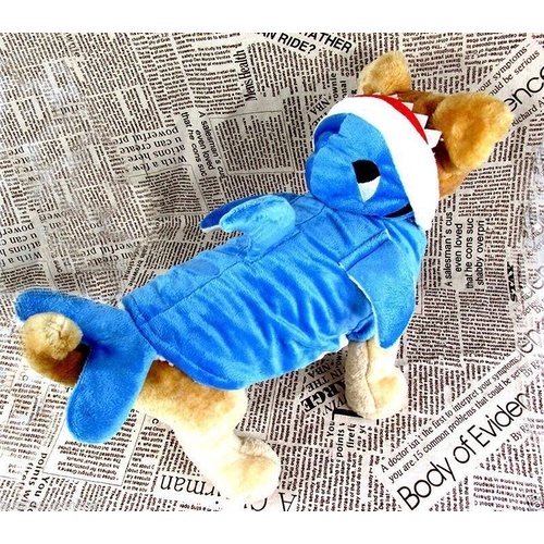 Winter Fun - Blue Shark Clothes for Dogs
